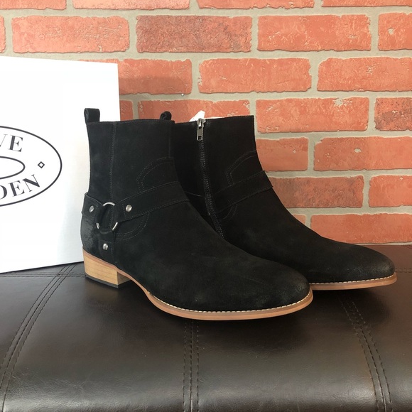 Steve Madden Other - Steve Madden Palazo Suede Boots Size 12 NWT